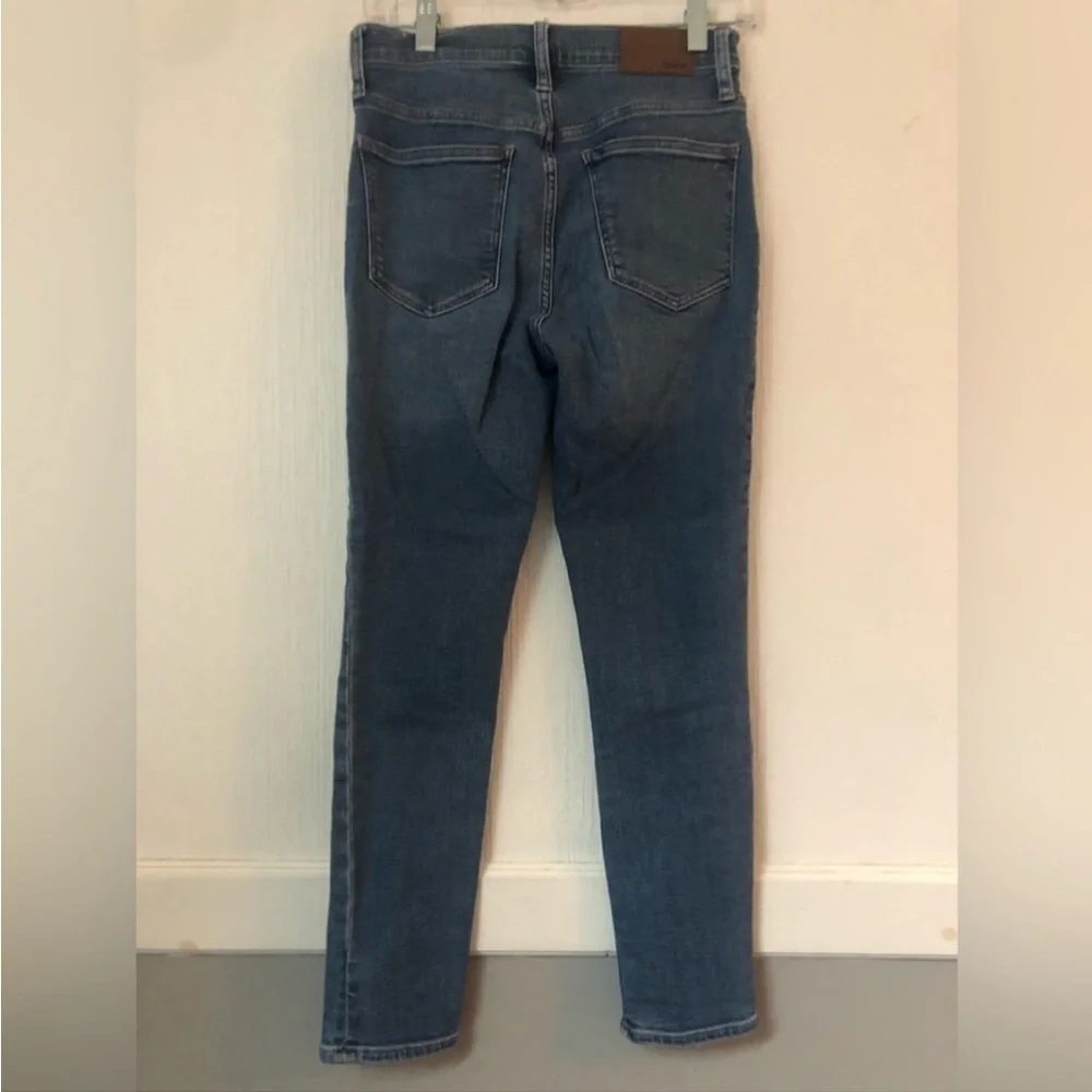Madewell 9” Mid-Rise Skinny Crop Blue Jeans